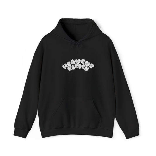 Unisex Heavens Garden Heavy Blend™ Bubble Logo Hoodie – Faith in Bloom Edition