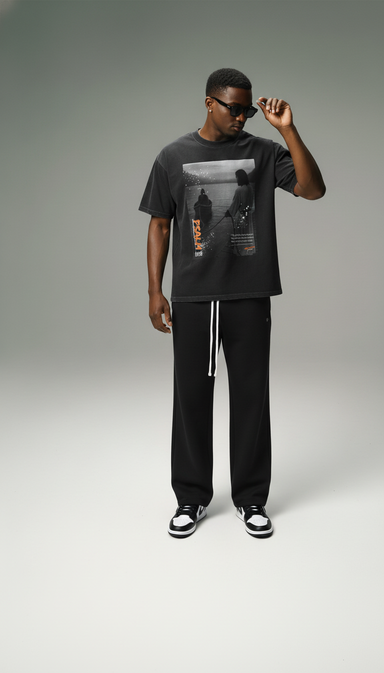 Heaven’s Garden “Drawn From Deep Waters” Tee – Psalm 18:16 Vintage Wash