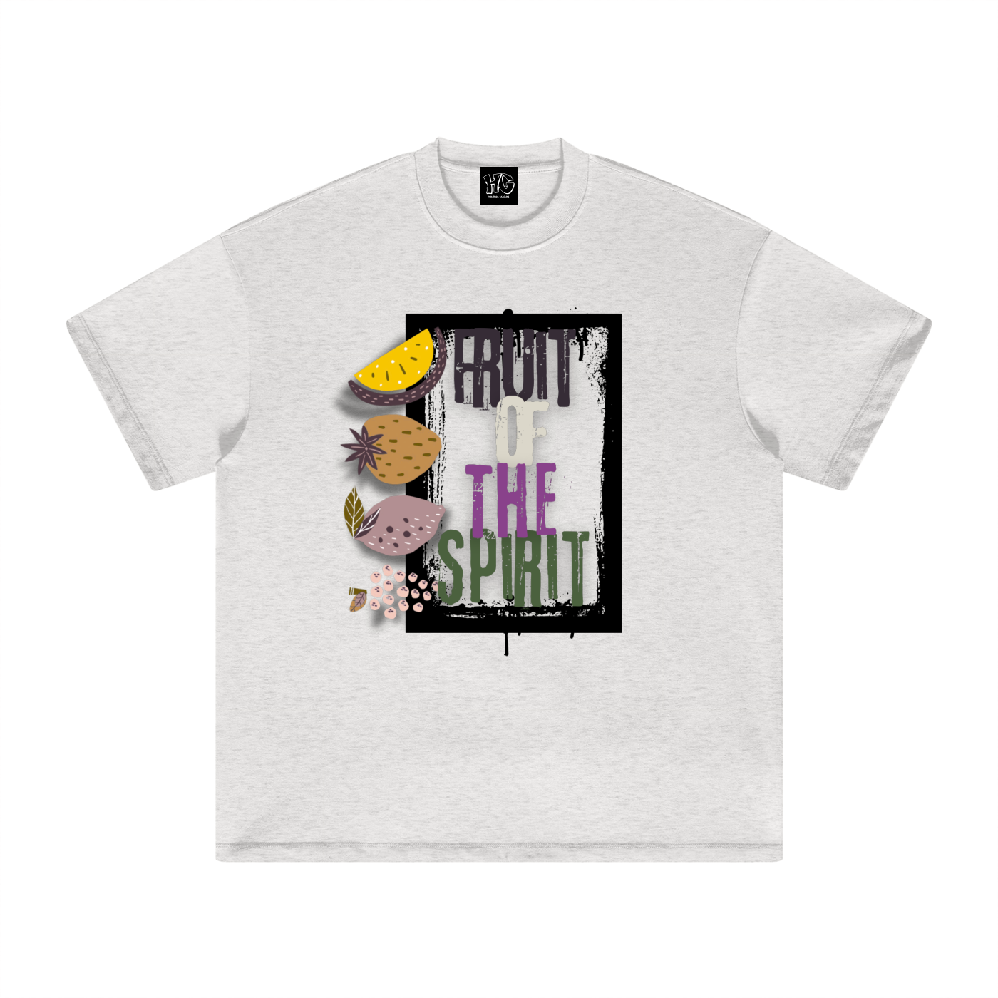 Heavens Garden “Fruit of the Spirit” Heavyweight Earth Tone T-Shirt – Galatians Inspired Edition