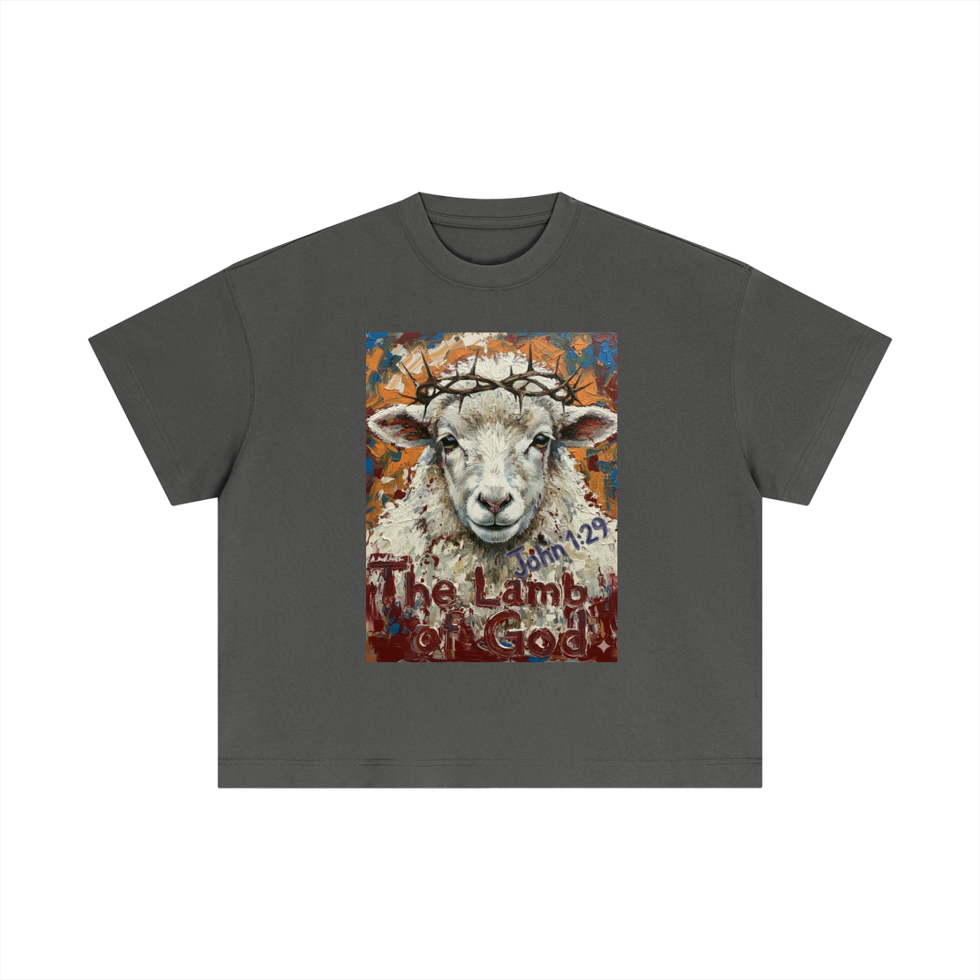"The Lamb of God" Essential Boxy Graphic Tee