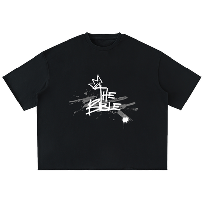 Crown Scripture Washed Rolled Hem Tee –  New Testament Edition