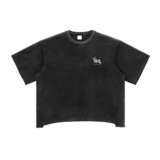 Heavens Garden Unisex “Eden Restored” Revelation 22 Raw Edge Snow Washed Boxy T-Shirt