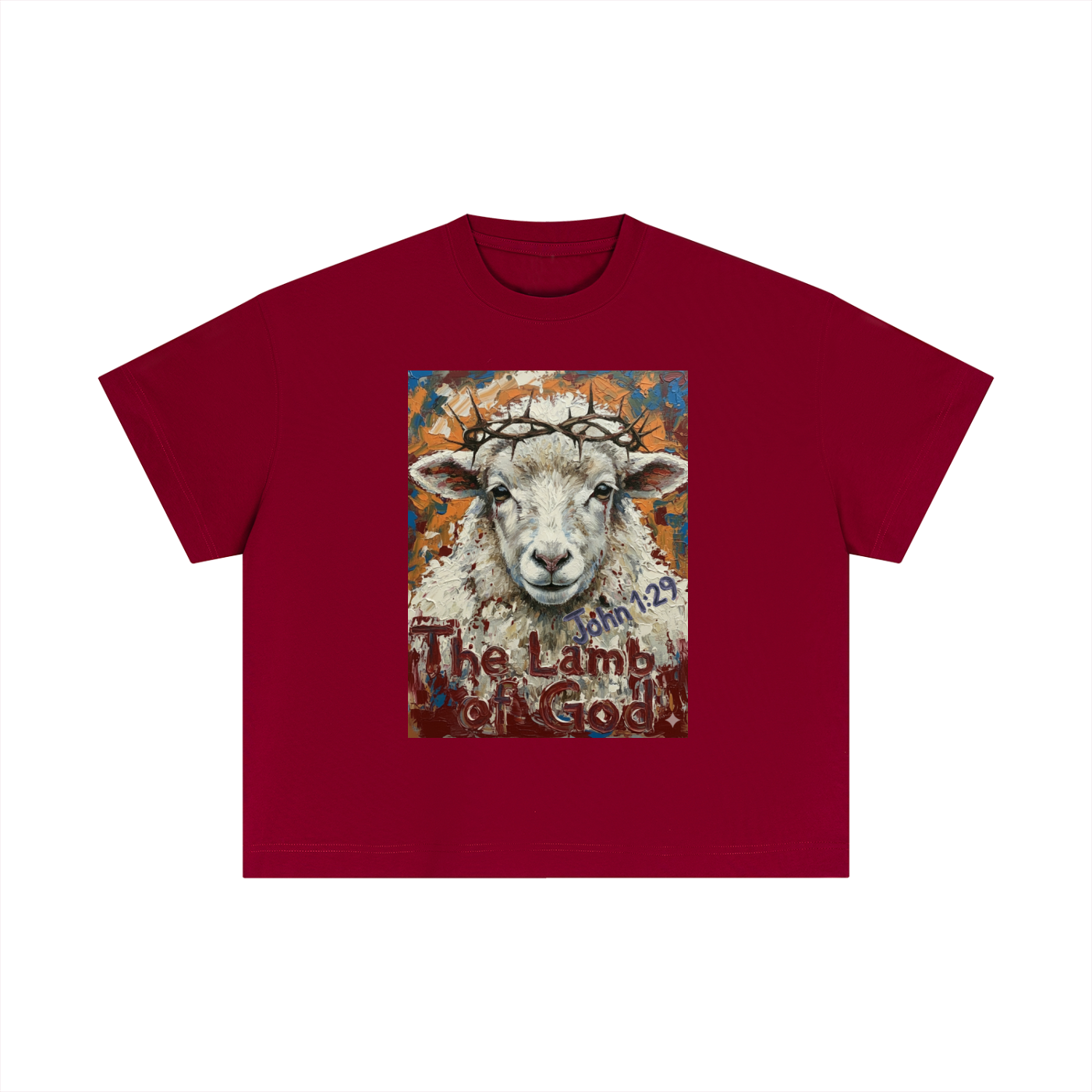"The Lamb of God" Essential Boxy Graphic Tee
