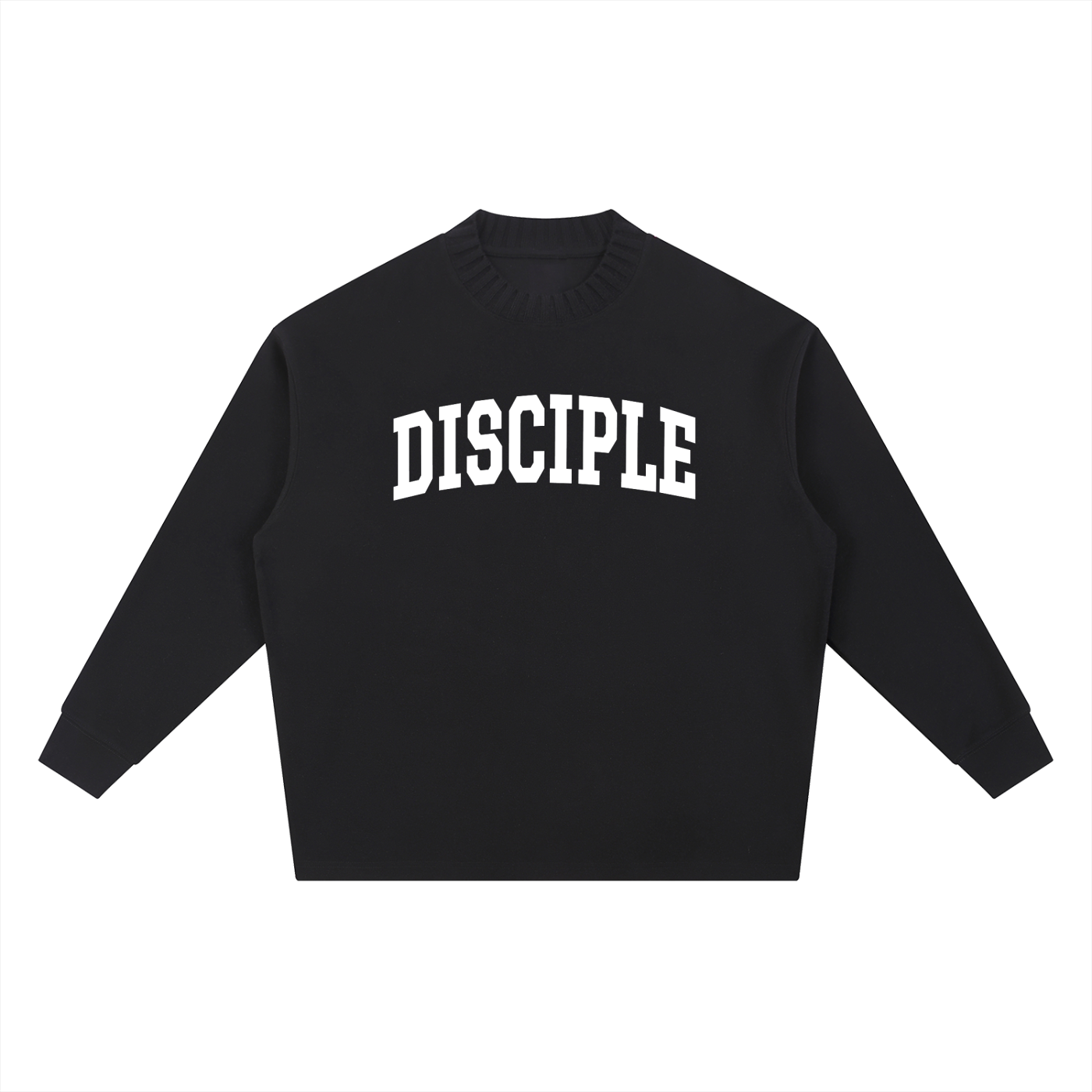 “Disciple” Oversized Knit Crewneck (Black or Apricot)– Heaven’s Garden Edition