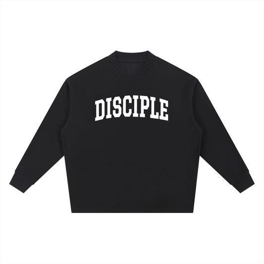“Disciple” Oversized Knit Crewneck (Black or Apricot)– Heaven’s Garden Edition