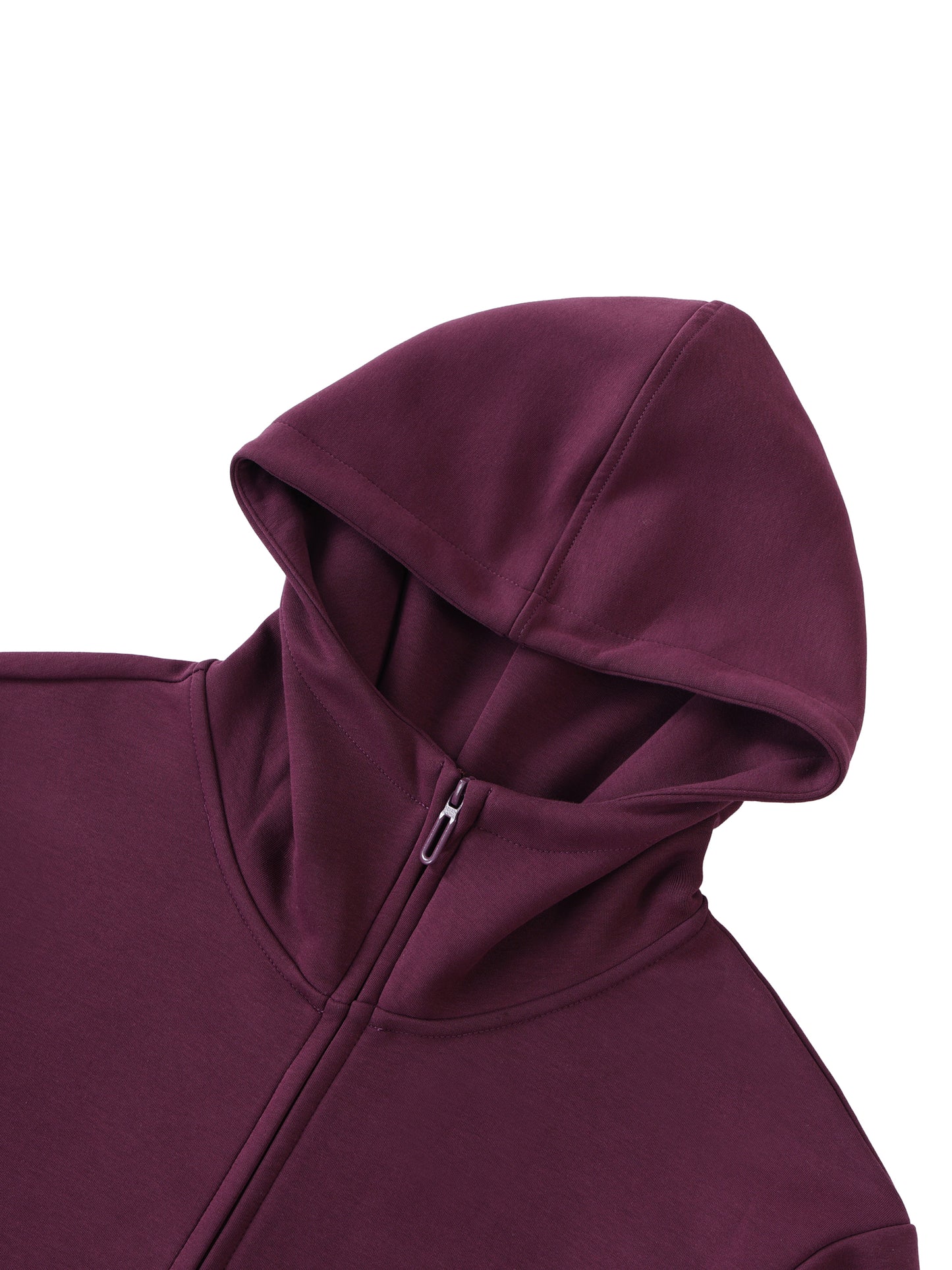 HG High Neck Zip-Up Hoodie – Heavyweight Statement Piece