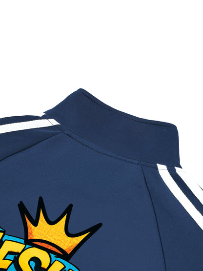 HG “Jesus Is King” Kids’ Contrast Tape Coach Jacket